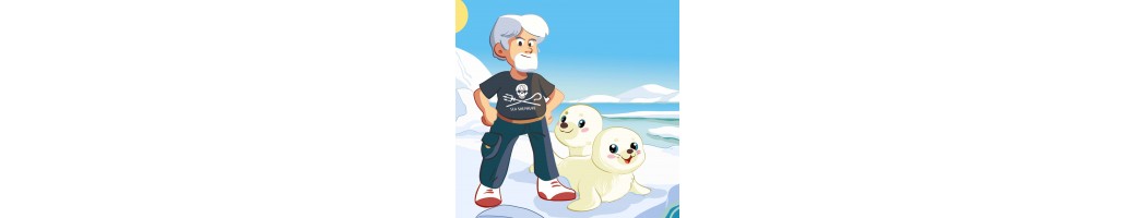 Les livres SEA SHEPHERD pour enfants : CAPTAIN PAUL. Transmettez vos valeurs!