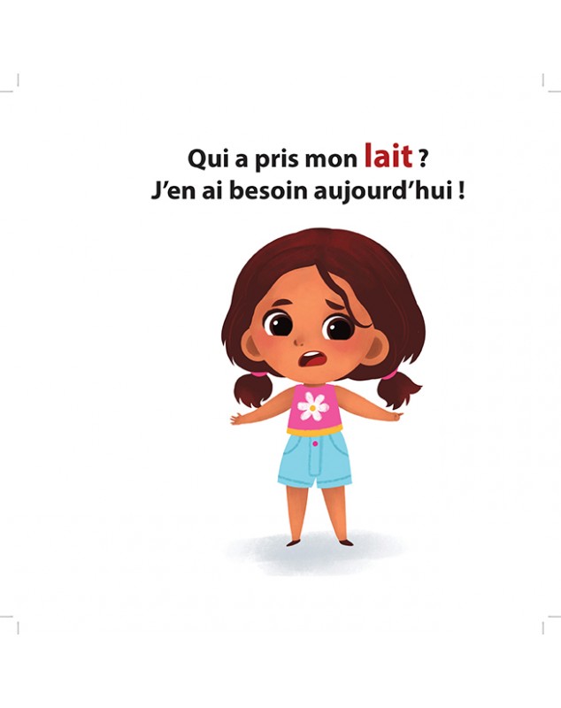 Qui a pris mon lait? Livre pour enfant végane.