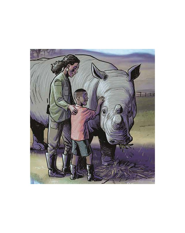 Arche : la BD coupd e poing sur le braconnage de rhinocéros.