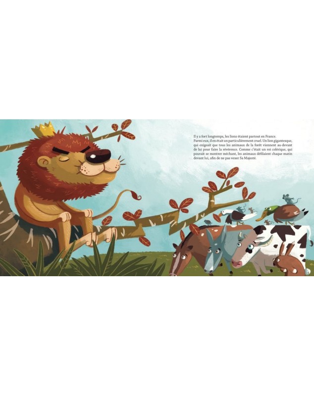 LE LION ET LE HÉRISSON