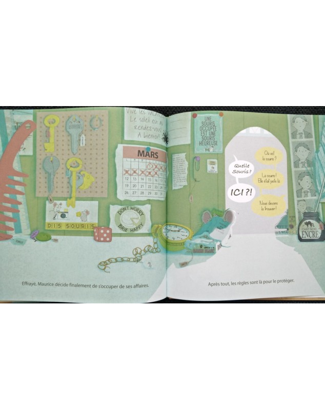 Maurice est la nouvelle souris de gare et, à ce titre, il doit suivre le manuel de la souris de Gare.
